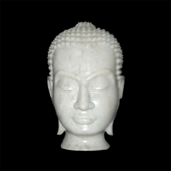 Monumental Khmer-Style Buddha Head: Mode circe 11th Century