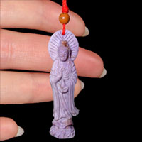 Sacred Kwan Yim Touching-Earth: Pendent (Full View)