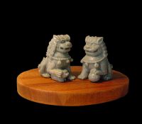SOLD: Pair of Traditional Chinese  Lions (Fu Dogs)