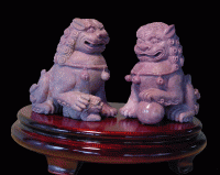 SOLD: Beautiful Pair of Traditional Chinese Guardian Lions ( Fu Dogs)