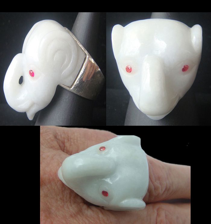 Exquisitely Trendy David-Wedd Style Ring: Retro Elephant Head