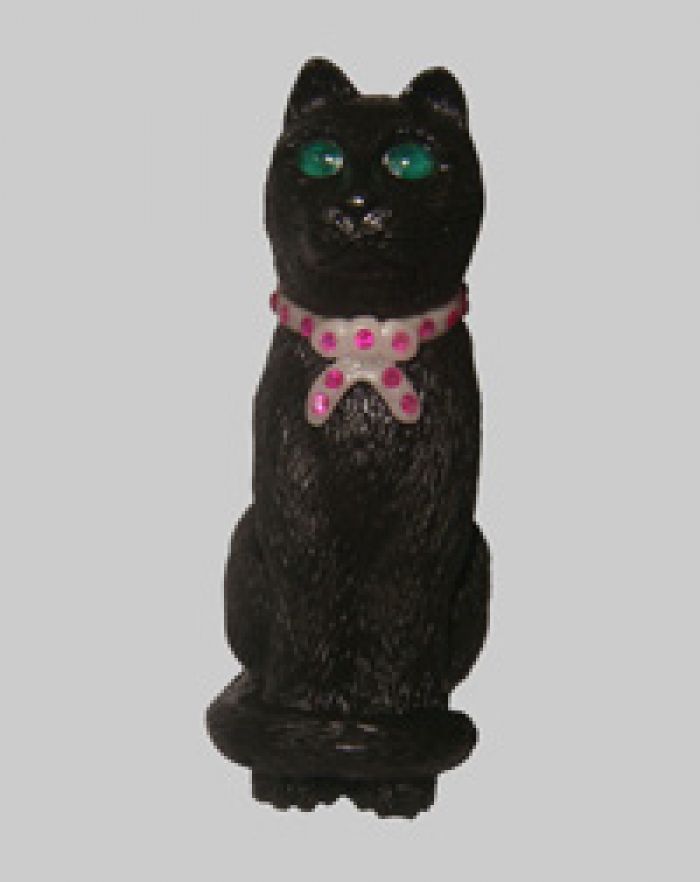 Stunningly Luxurious: Multiple-Gemstone Faberge-Style Cat